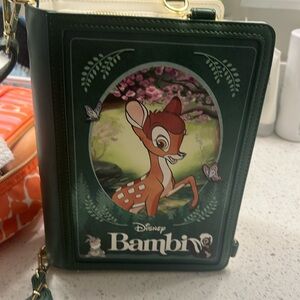 BRAND NEW NEVER Used: Bambi Loungefly Book Purse